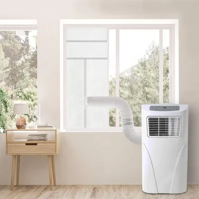 Immagine prodotto di Guarnizione per condizionatore d'aria - Condizionatore portatile - Raffreddamento ambienti - Tagliabile su misura - Fino a 92x35 cm - Bianco