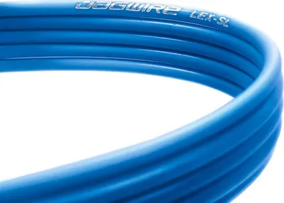 Produktbild von 1 Meter JAGWIRE Schaltzug Aussen Hülle Bowdenzug LEX-SL Slick Lube Neon Blau