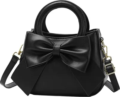 Produktbild von Crossbody Bag Damen, mit Top Carry Handle und Cute Bow Knot  Crossbody Purses und Handtaschen