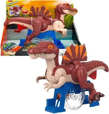 Image de Figurine Imaginext Jurassic World Sprint Spino, Multicolore, JFR24, Jouet pour Enfants 4+ Ans