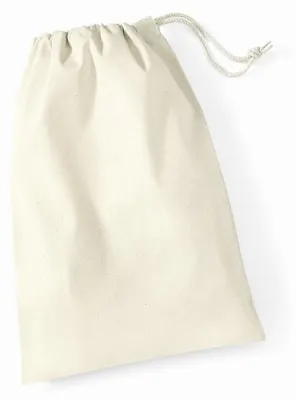 Produktbild von Westford Mill Stoffsack, Baumwolle FK959 (L) (Natur)