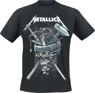 Produktbild von Metallica T-Shirt Herren History schwarz Band-Merch, Bands 100% Baumwolle 4XL