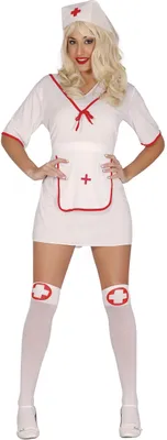 Produktbild von y Krankenschwester Kostüm für Damen Gr. M/L, Größe:L