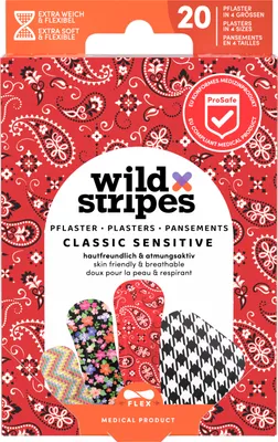 Immagine prodotto di Cerotti Wild Stripes Classic sensitive Fashion Int 20 pz