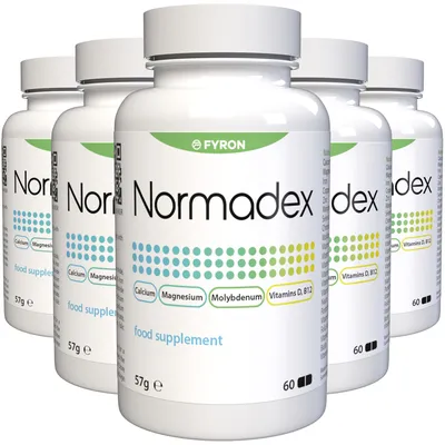 Produktbild von Normadex - 300 Kapseln (5x 60 Kapseln), 5er Pack