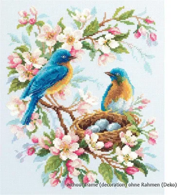 Obrázok produktu pre Súprava krížikového stehu "Jarná pieseň" z edície Magic Needle Zweigart, 21 x 27 cm