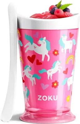 Produktbild von Slush- und Milchshake-Maker, Einhorn, Polypropylen/Kunststoff, BPA-frei, Rosa - Zoku