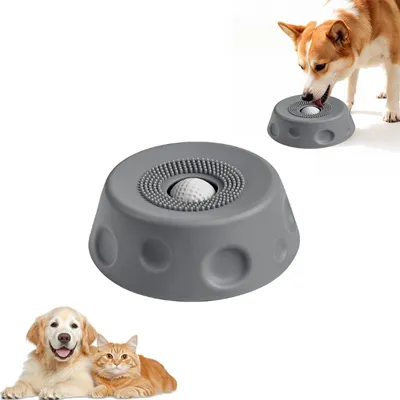 Produktbild von Silikon-Futtermatte mit Auffangschale für Hunde und Katzen