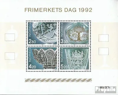 Produktbild von Briefmarken Norwegen 1992 Mi Block18 (kompl.Ausg.) gestempelt Glasbläserkunst
