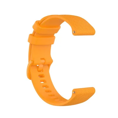 Productafbeelding van Vervangingsarmband voor Amazfit GTR 3 Pro, siliconen band, kleur: geel