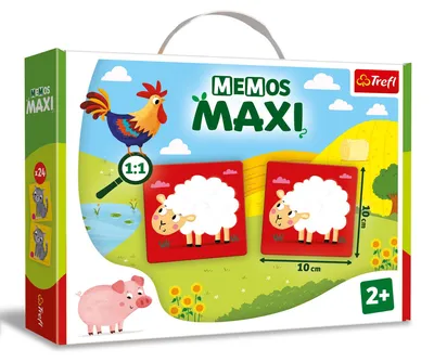 Produktbild von Trefl - S.CENA GAME - Memos Maxi Pets o rodině