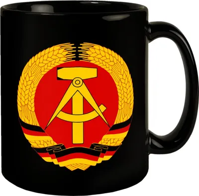 Produktbild von DDR Staatswappen Tasse für Ostalgie Fans