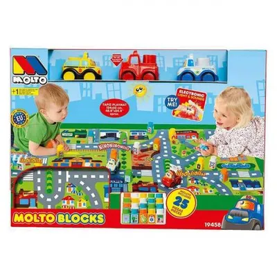 Produktbild von MOLTO- Set Blocks CARS 19458 MOLTO Altersbereich: +1 Jahr