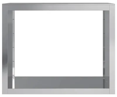 Image de Étagère à bois - Support à bois de chauffage en acier galvanisé - 100 x 40 x 80 cm - Support à bois de chauffage robuste - Pour l'intérieur et l'extérieur - Vert militaire