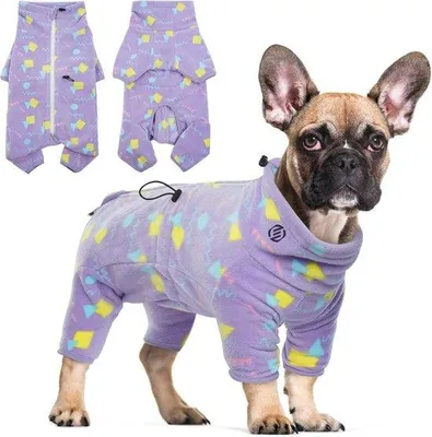 Produktbild von Hundebademantel aus Fleece für große Hunde