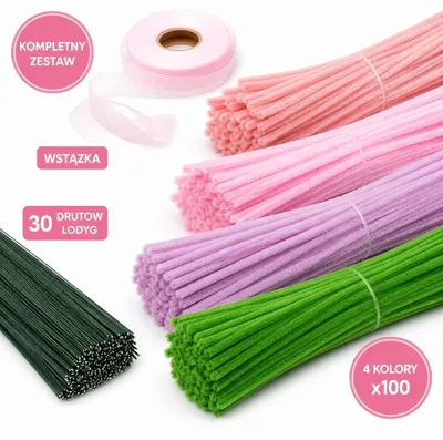 Produktbild von DIY Tulpen-Set Kreativ-Drähte 4 Farben Geschenk