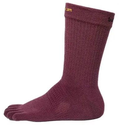 Immagine prodotto di Calzini estivi Vibram Fivefingers Crew, colore rosso, taglia EU 42-45. Calzini estivi Vibram Fivefingers Crew, colore rosso, taglia EU 42-45