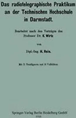 Immagine prodotto di Das radiotelegraphische Praktikum an der Technischen Hochschule in Darmstadt
