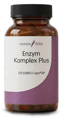 Produktbild von natura felix Enzym Komplex Plus – 120 EMBO Caps