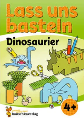 Immagine prodotto di Creiamo insieme: libro di attività manuali per bambini dai 4 anni in su - Tema: dinosauri