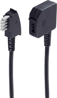 Produktbild von shiverpeaks BS70213-6/6, 3 m, TAE (N), TAE (N), Schwarz, Männlich, Weiblich