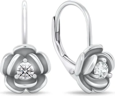 Immagine prodotto di Orecchini in argento con zirconi EA747W
