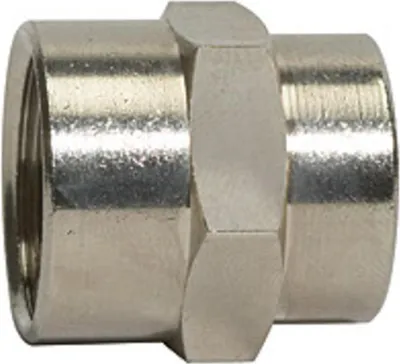 Produktbild von Riegler Muffe »value line«, G 3/4, SW 32, Messing vernickelt