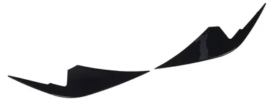 Zdjęcie produktu dla Para przednich spojlerów wentylacyjnych Canard Dekoracyjne aerodynamiczne wykończenie wentylacji zderzaka dla GR86 2022 i nowszych modeli, kolor czarny połysk