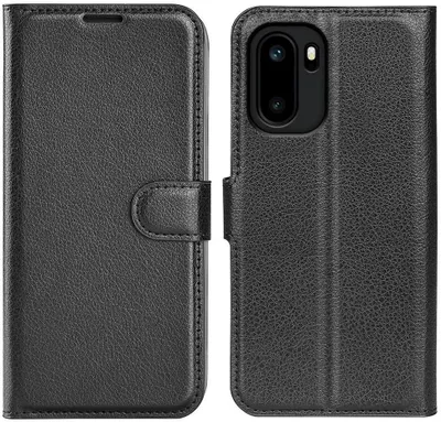 Immagine prodotto di Custodia per OnePlus 15R - Portafoglio Phonesta Litchi Skin - Nero