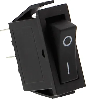 Produktbild von KCD3 Wippschalter - 2-Pins, 250V / 15A