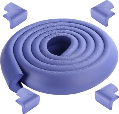 Produktbild von 2 Meter Länge Tischkantenschutz Babyprojektor + 4 Ecken (Blauer See) weich ungiftig und umweltfreundlich