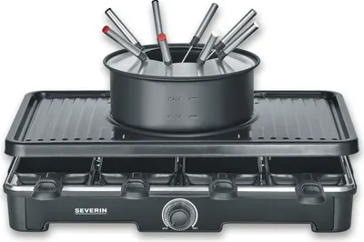 Produktbild von SEVERIN Raclette-Fondue Kombination RG 2347 RG 2347 aus Kunststoff, schwarz