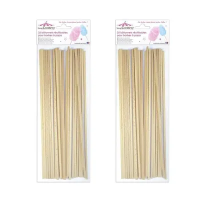 Produktbild von 50 Essstäbchen fur Zuckerwatte