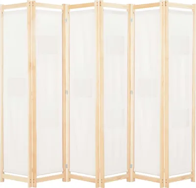 A white room divider.