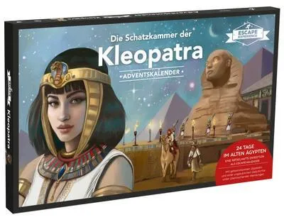 Obrázok produktu pre Únikový zážitkový adventný kalendár - Kleopatrina komnata s pokladom