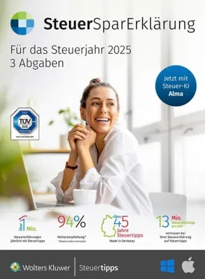 Produktbild von SteuerSparErklärung 2026 (Steuerjahr 2025)