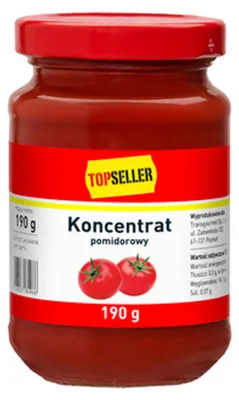 Obrázek produktu pro Koncentrat pomidorowy Topseller 190 g