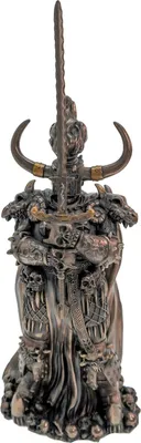 Produktbild von Dekofigur bronziert - Modell Schwarzer Ritter - Bronzefigur Figur Deko Wohndeko