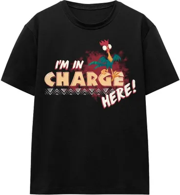 Obrázek produktu pro Moana - Tričko "I'm In Charge" pro muže/dámy Uni TV17261 (S) (Black)