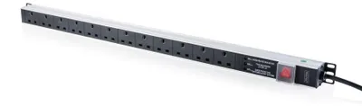 Obrázek produktu pro Digitus DN-95465, 1U, Jedna fáze, Montáž na rack, Svislý, Skříň, Hliník, ABS (akrylonitril-butadien-styren)