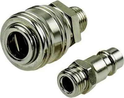 Produktbild von Druckluftkupplung Außengewinde 1/4'' Schnellkupplung Adapter Schlauch