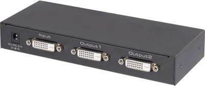 Produktbild von Renkforce 2 Port DVI-Splitter Ultra HD-fähig 3840 x 2160 Pixel Schwarz