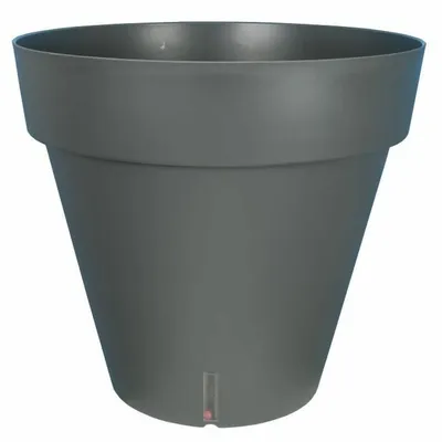 Image de Pot de fleurs à réserve d'eau Hydrosystem Loft Rond D59cm - H53,5cm - 83L - Gris - Fabrication Française