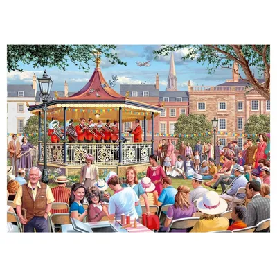 Produktbild von Falcon de luxe The Bandstand - 1000 Teile, 500 Stück(e), Menschen, 12 Jahr(e)