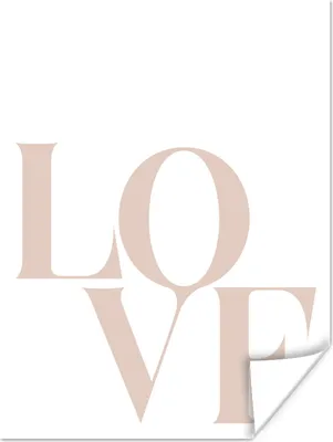 Produktbild von MuchoWow® Poster Text - Zitate - Liebe 90x120 cm - Wohnzimmer