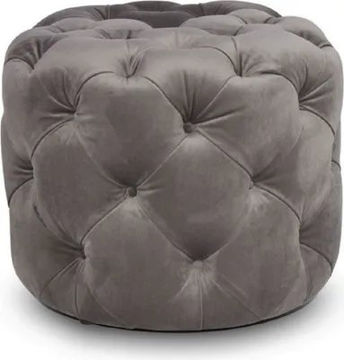 samt hocker, chesterfield hocker, hocker grau, runder hocker, samt sitzhocker, sitzhocker grau, chesterfield sitzhocker, sitzhocker rund, hocker rund, chesterfield möbel, grauer hocker