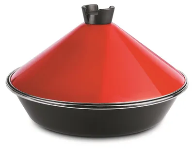 Image de Magefesa Tajine 26 cm, tajine émaillée, 26 cm de diamètre, compatible avec les plaques à induction, revêtement antiadhésif