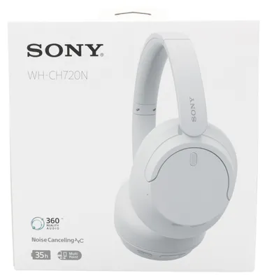 Produktbild von Sony WH-CH720, Verkabelt & Kabellos, Anrufe/Musik, 7 - 20000 Hz, 192 g, Kopfhörer, Weiß