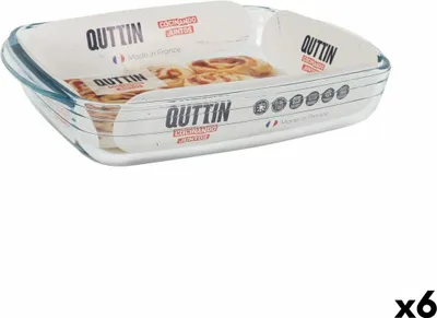 Obrázek produktu pro Zapékací mísa quttin obdélníková skleněná 1,9 l 28 x 19,9 x 5 cm (6 kusů)