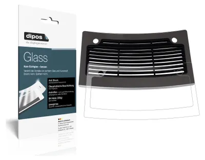 Produktbild von 1x Schutzfolie für NIVONA NICR 680 Tropfblech matt - Anti-Shock 9H Folie dipos Glass Kunststoffglas